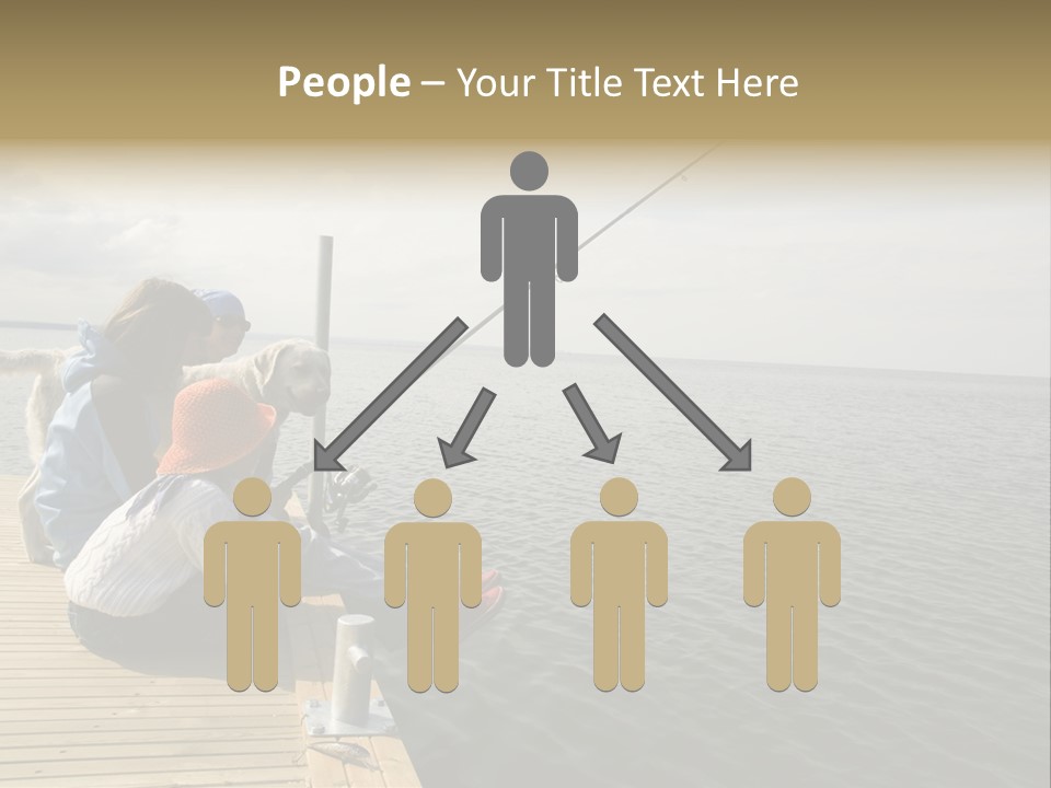 Family Fishing PowerPoint Template