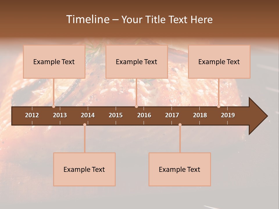 Salmon Grilled On Cedar Plank PowerPoint Template