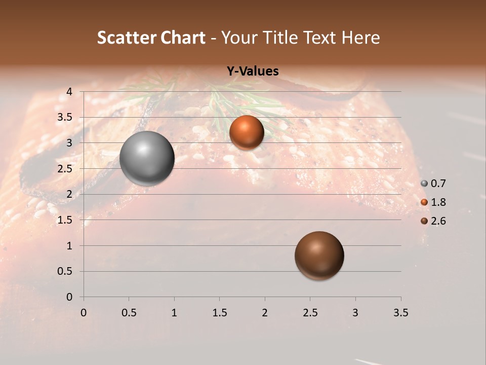 Salmon Grilled On Cedar Plank PowerPoint Template