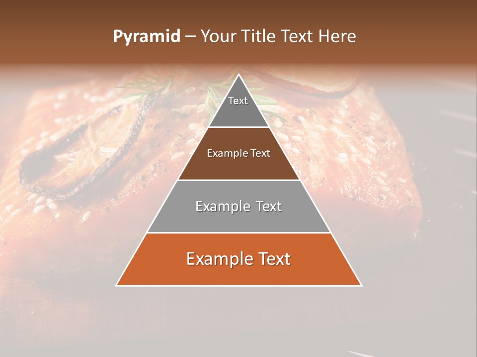 Salmon Grilled On Cedar Plank PowerPoint Template