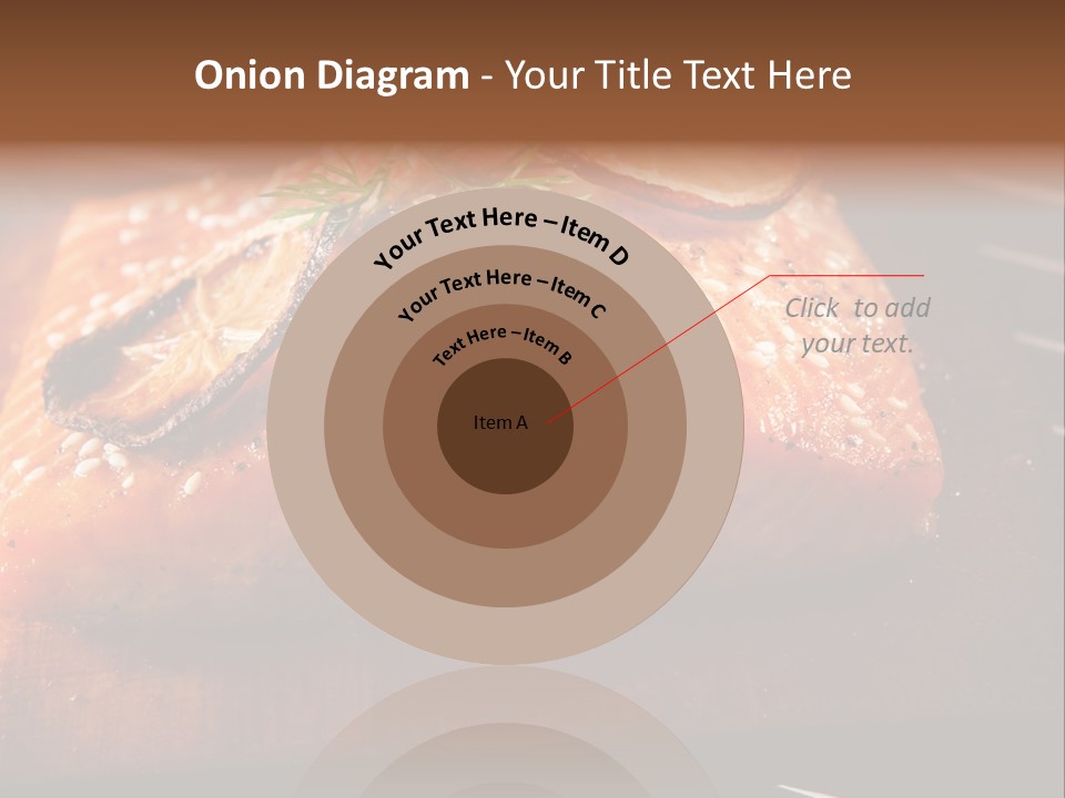 Salmon Grilled On Cedar Plank PowerPoint Template