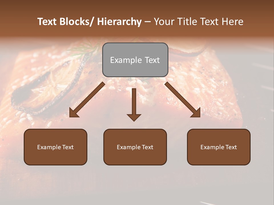 Salmon Grilled On Cedar Plank PowerPoint Template