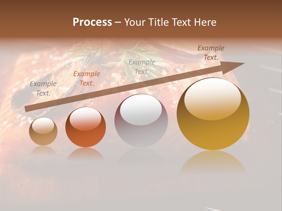 Salmon Grilled On Cedar Plank PowerPoint Template