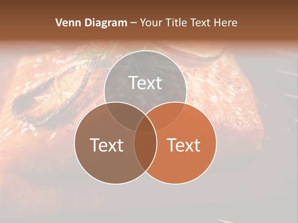 Salmon Grilled On Cedar Plank PowerPoint Template