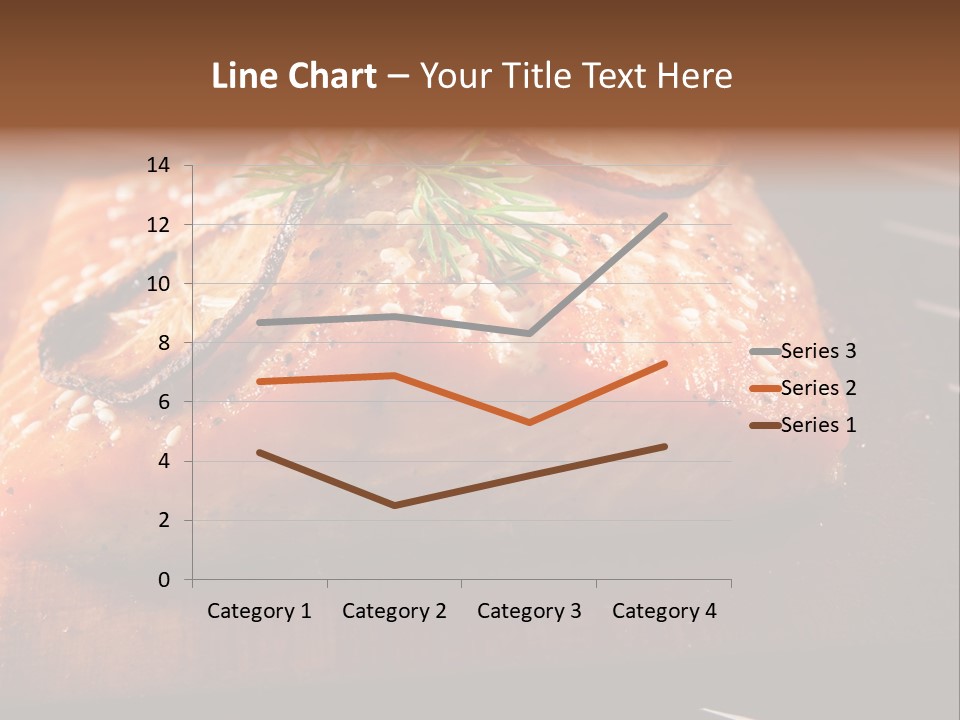 Salmon Grilled On Cedar Plank PowerPoint Template