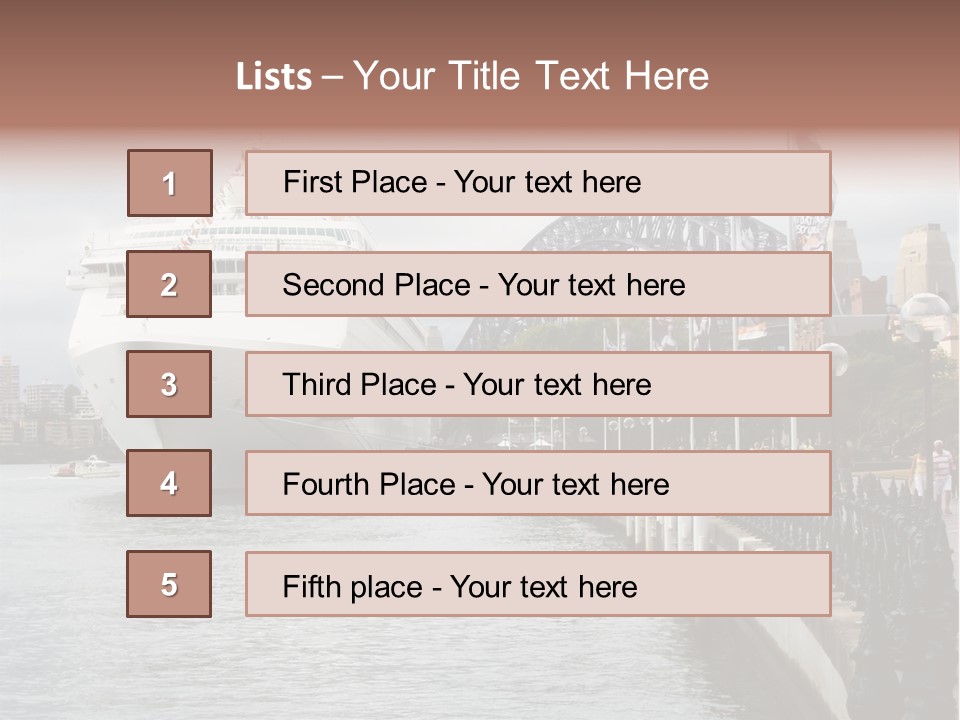 Sydney Harbour PowerPoint Template