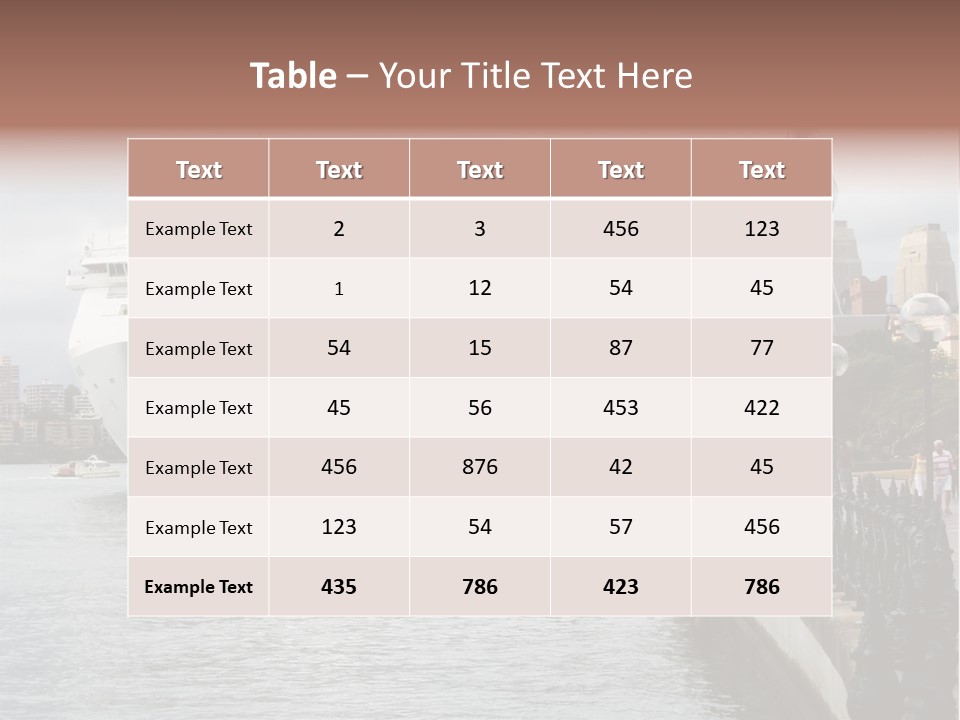 Sydney Harbour PowerPoint Template