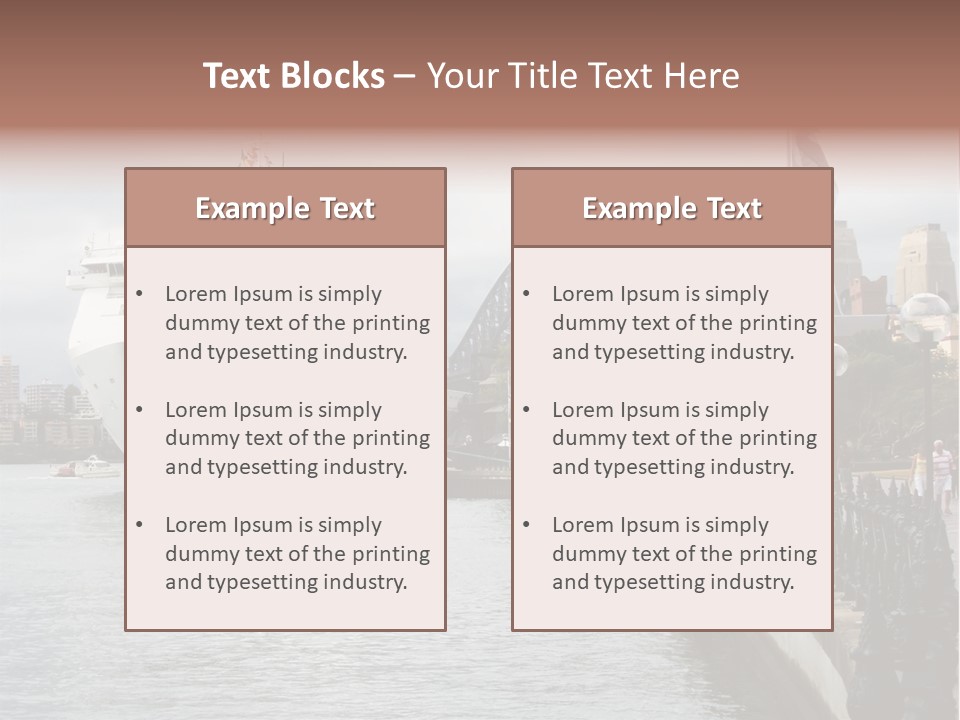 Sydney Harbour PowerPoint Template