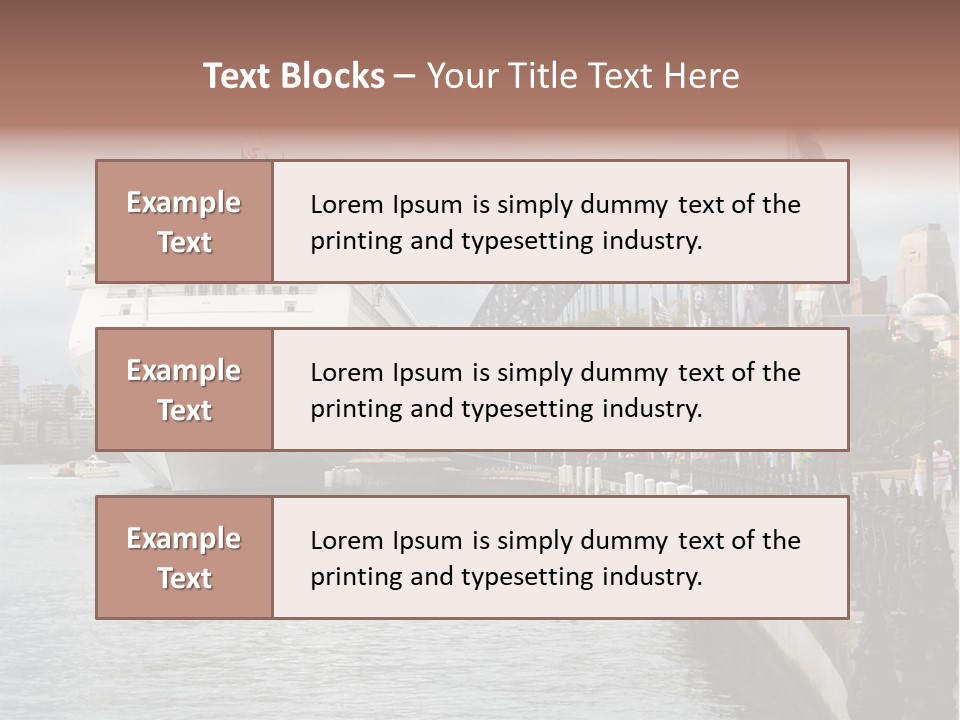 Sydney Harbour PowerPoint Template
