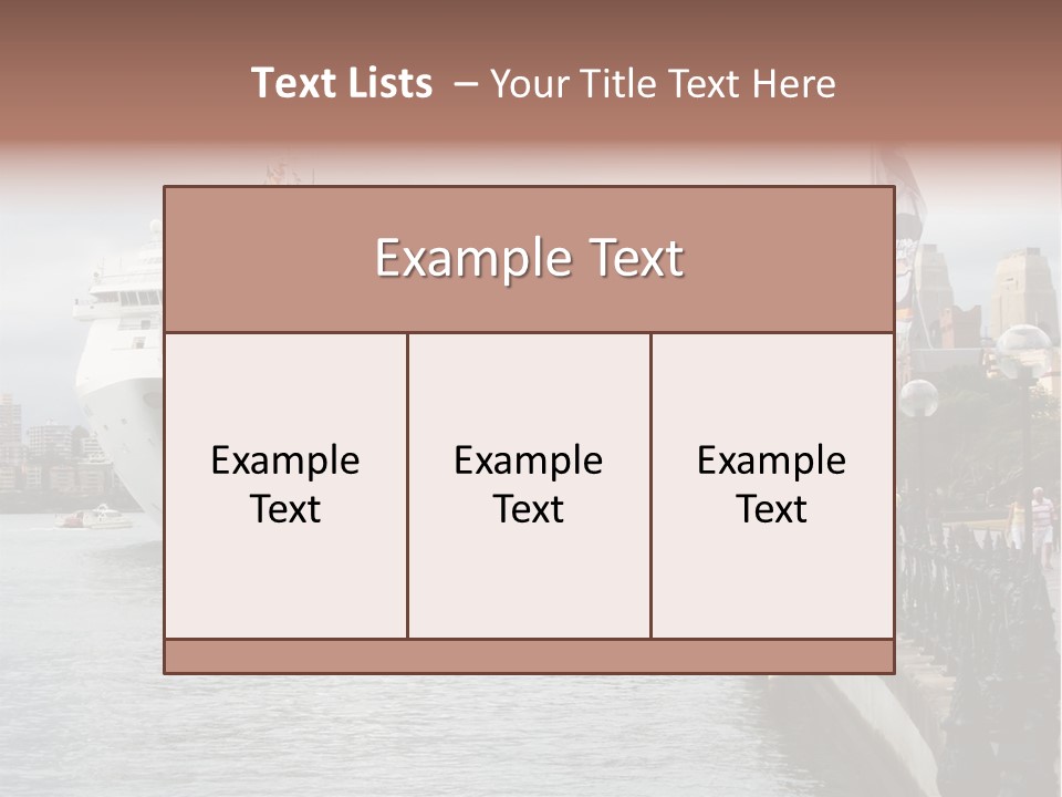 Sydney Harbour PowerPoint Template