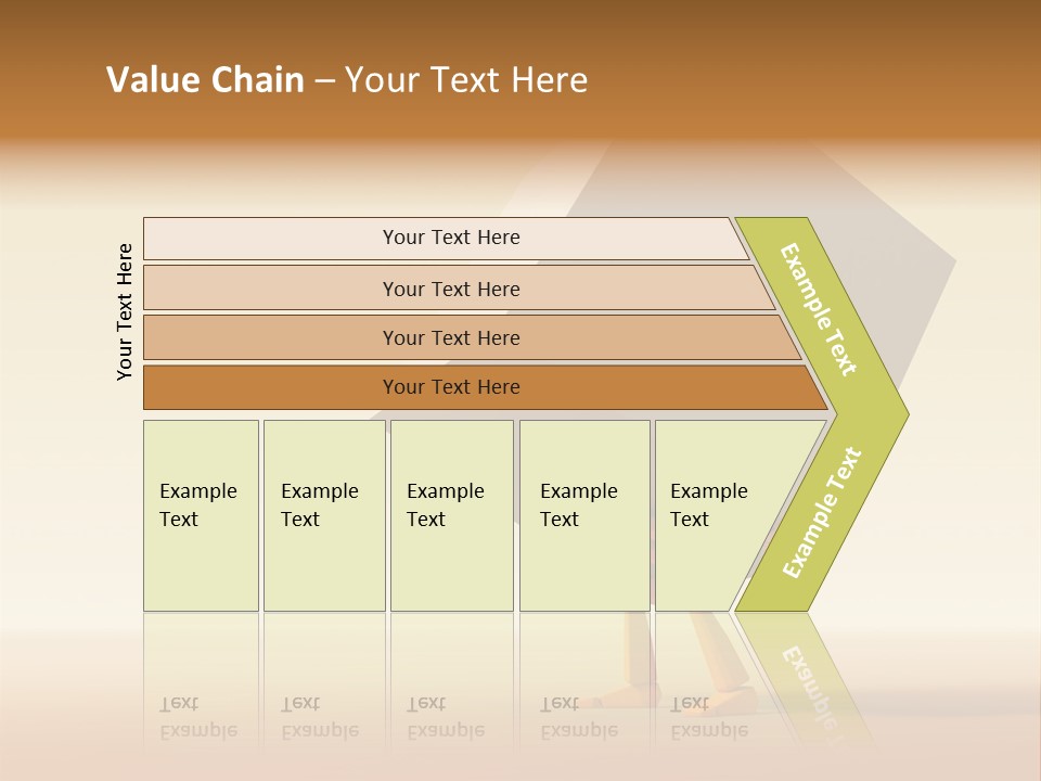 3D Rendering The Symbolic Man With Load PowerPoint Template