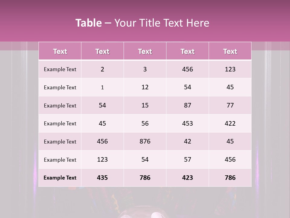 Framed Clairvoyant Woman With Crystal Ball Looking At Camera, PowerPoint Template