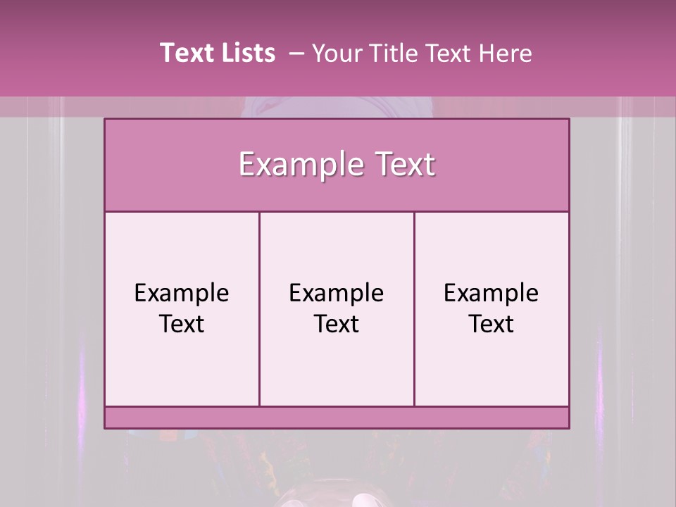 Framed Clairvoyant Woman With Crystal Ball Looking At Camera, PowerPoint Template