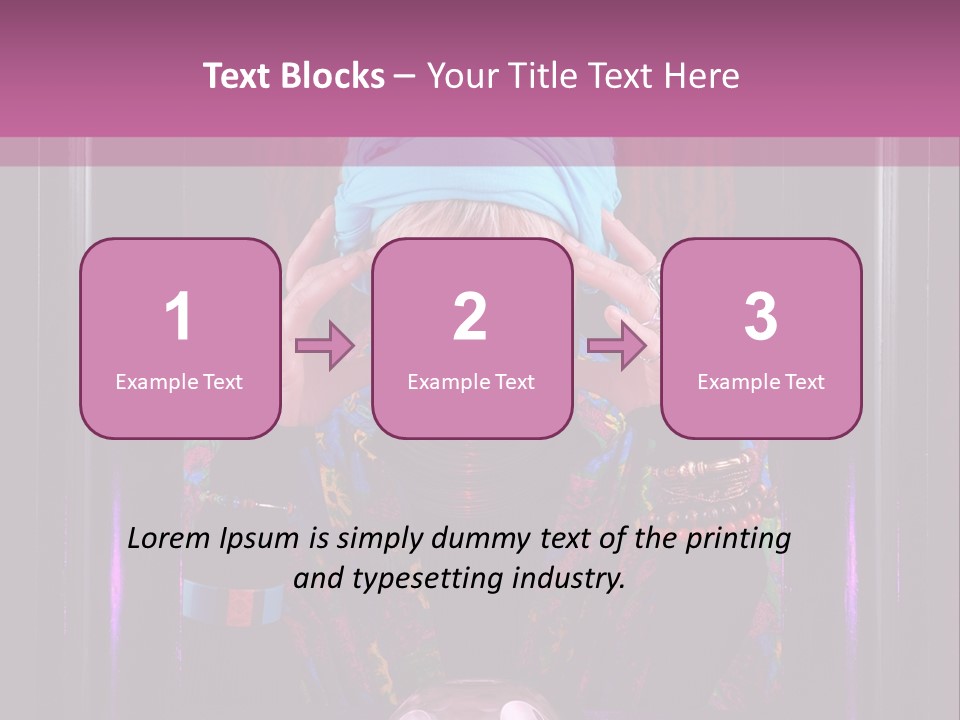 Framed Clairvoyant Woman With Crystal Ball Looking At Camera, PowerPoint Template