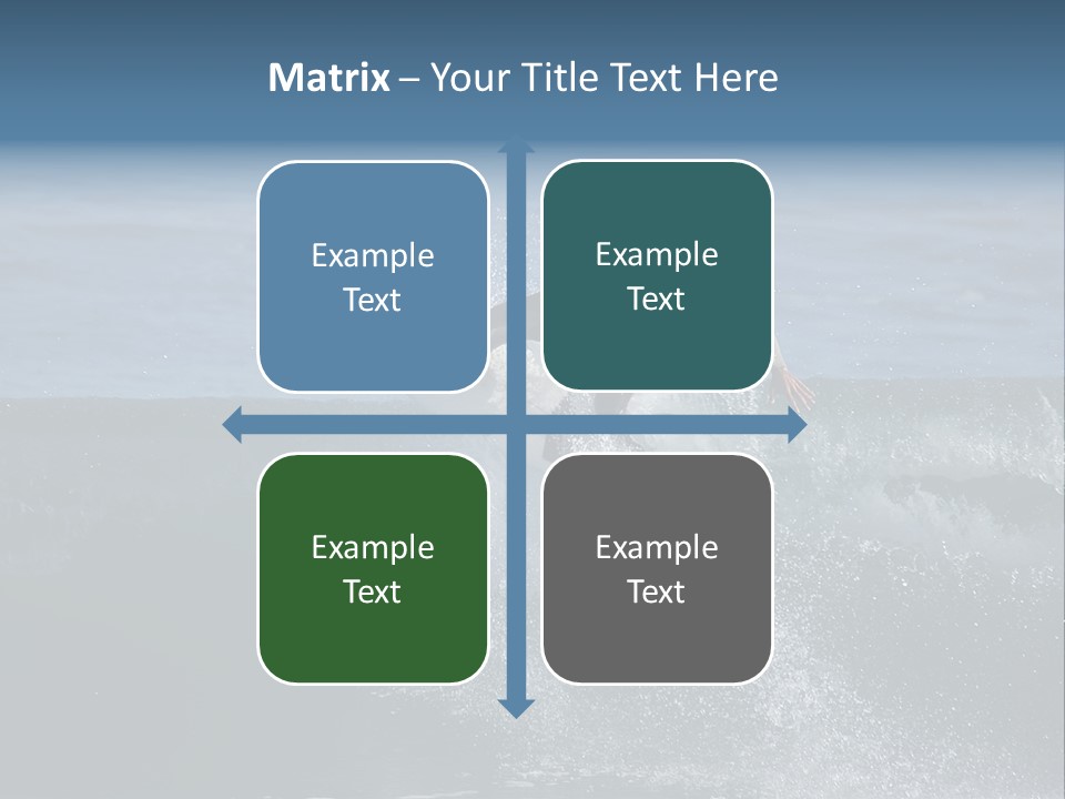 Surfer Gets Air PowerPoint Template