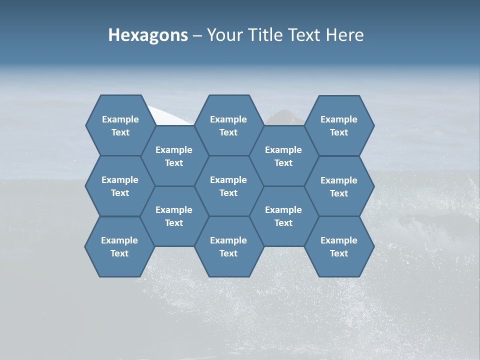 Surfer Gets Air PowerPoint Template