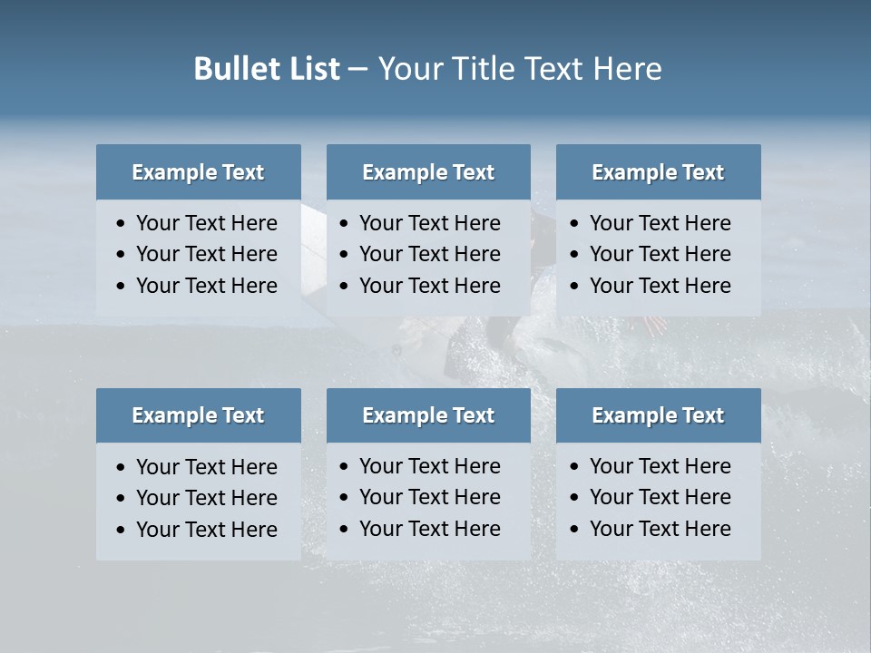 Surfer Gets Air PowerPoint Template