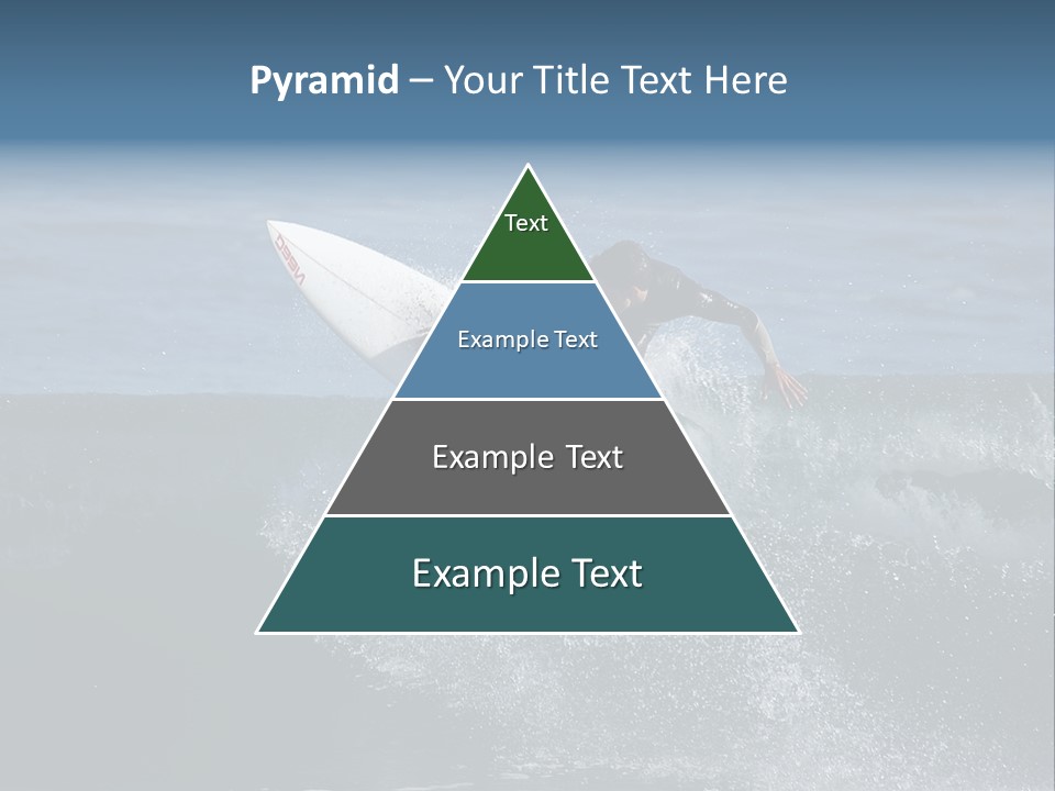 Surfer Gets Air PowerPoint Template