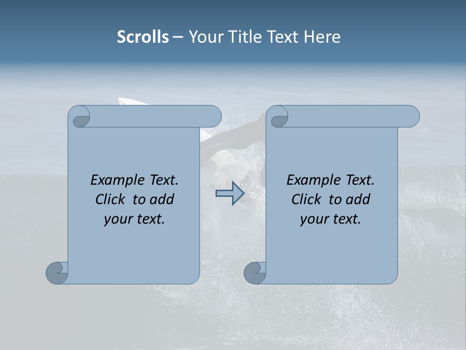 Surfer Gets Air PowerPoint Template