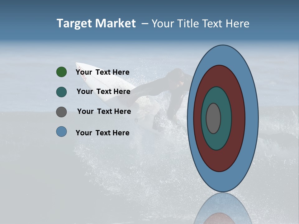 Surfer Gets Air PowerPoint Template