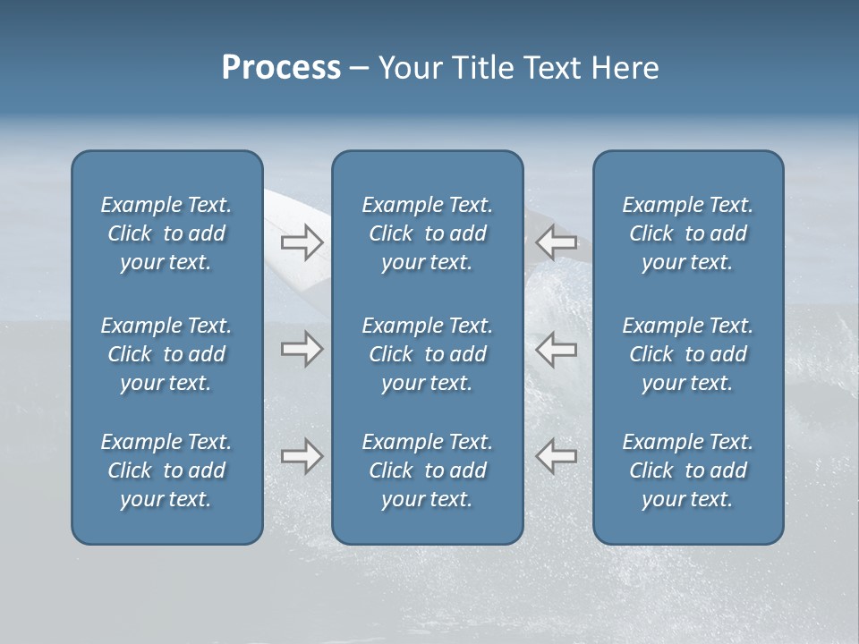 Surfer Gets Air PowerPoint Template