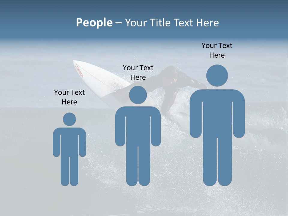 Surfer Gets Air PowerPoint Template