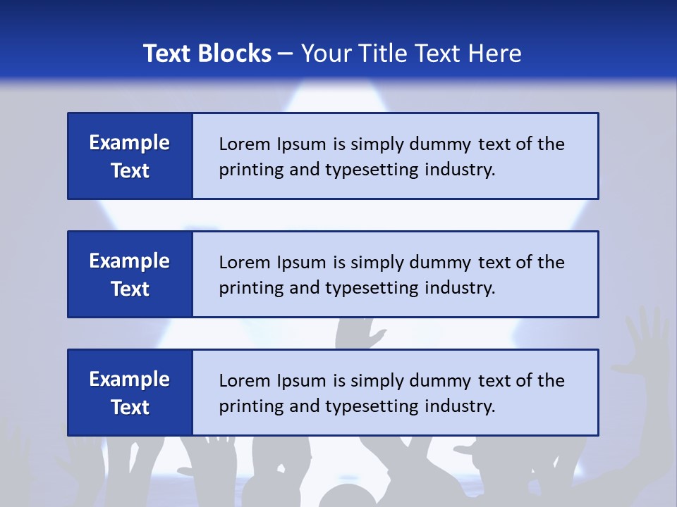 Some Jewish People Celebrating Beneath The Star Of David PowerPoint Template