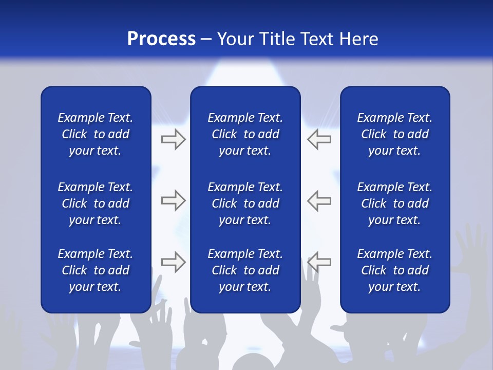 Some Jewish People Celebrating Beneath The Star Of David PowerPoint Template