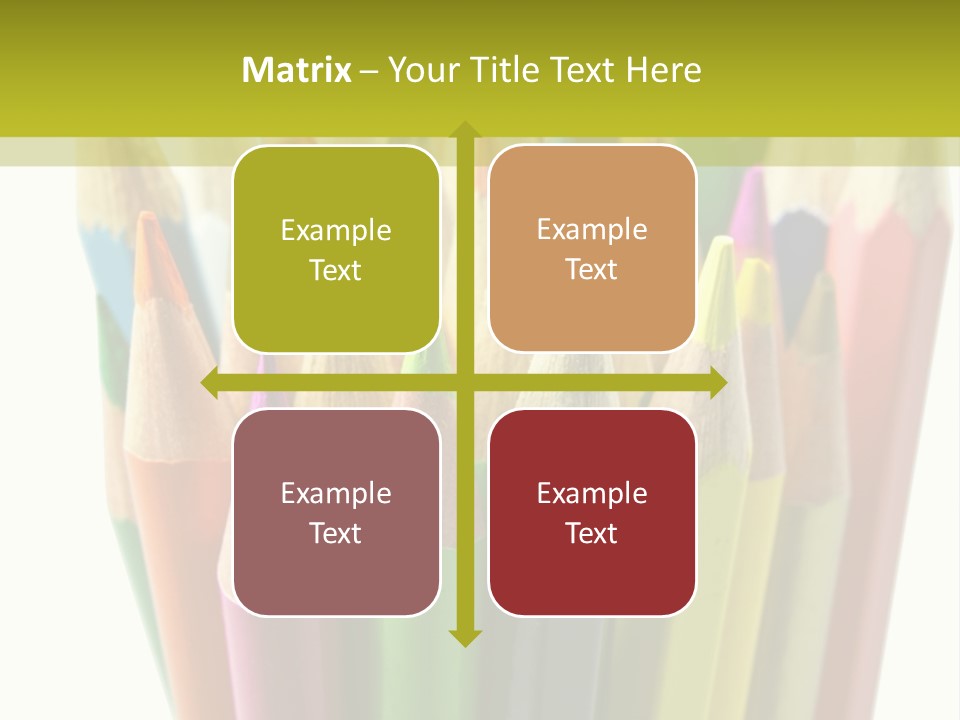 Color Pencils PowerPoint Template
