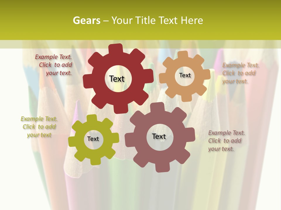 Color Pencils PowerPoint Template