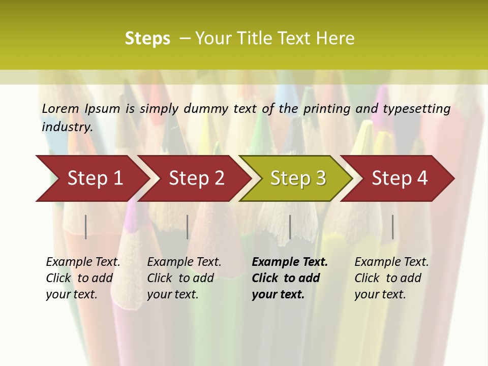 Color Pencils PowerPoint Template