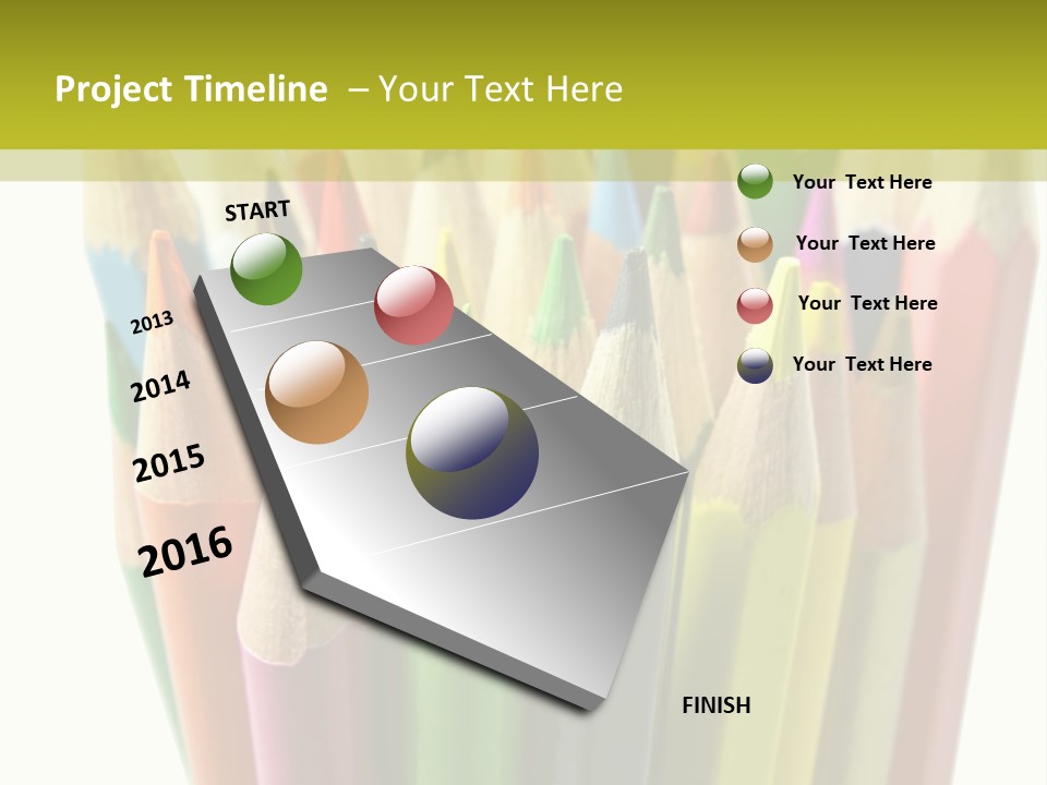 Color Pencils PowerPoint Template