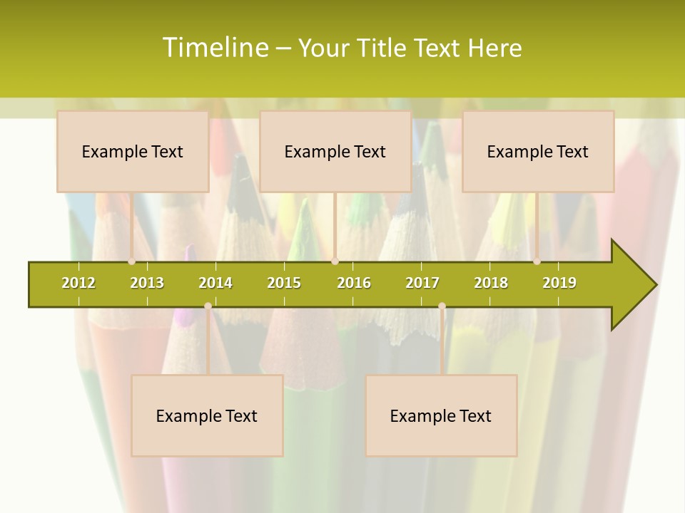 Color Pencils PowerPoint Template
