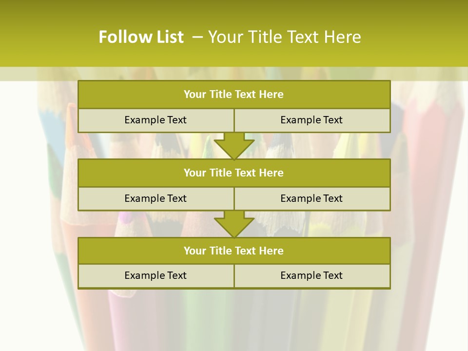Color Pencils PowerPoint Template