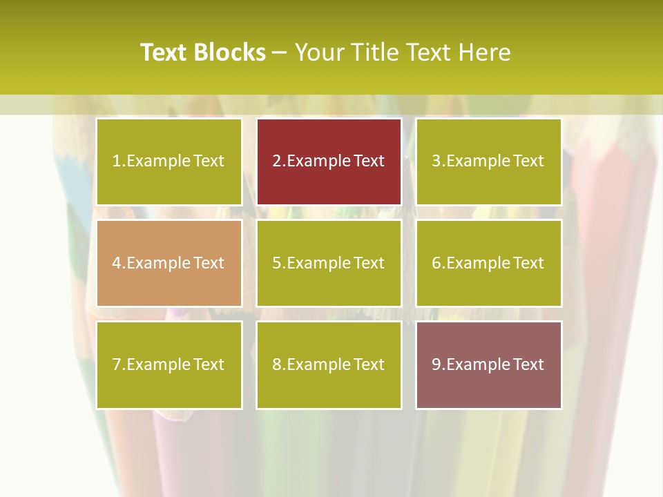 Color Pencils PowerPoint Template