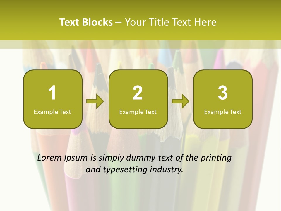 Color Pencils PowerPoint Template