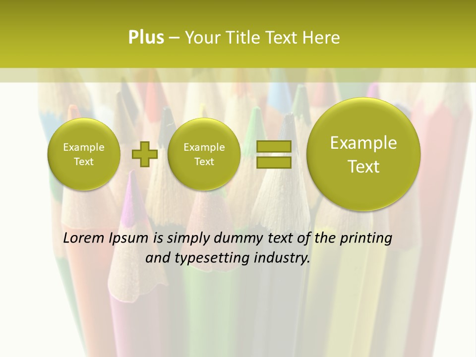 Color Pencils PowerPoint Template