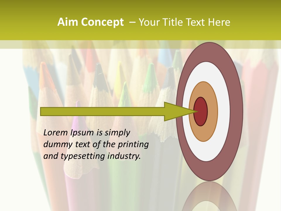 Color Pencils PowerPoint Template