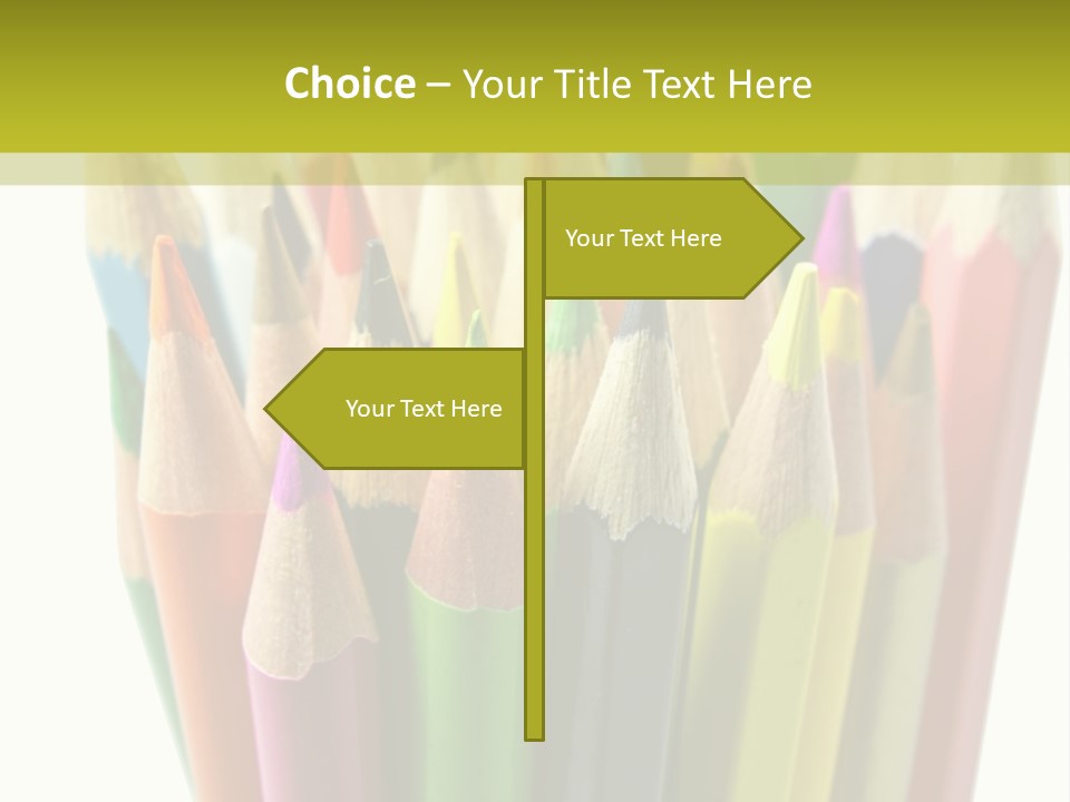 Color Pencils PowerPoint Template