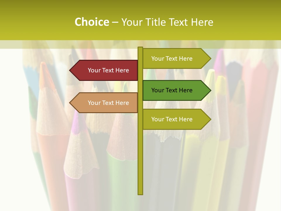 Color Pencils PowerPoint Template