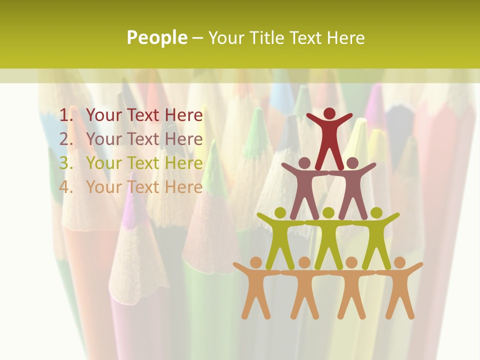 Color Pencils PowerPoint Template