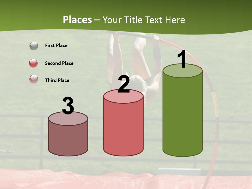 Pole Vaulter PowerPoint Template