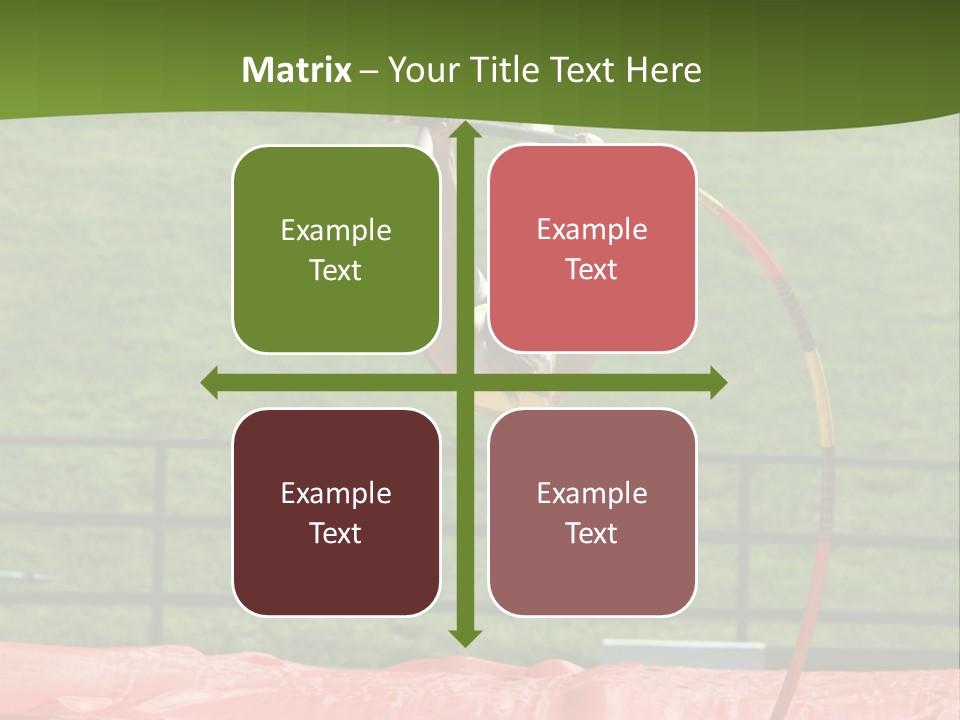 Pole Vaulter PowerPoint Template