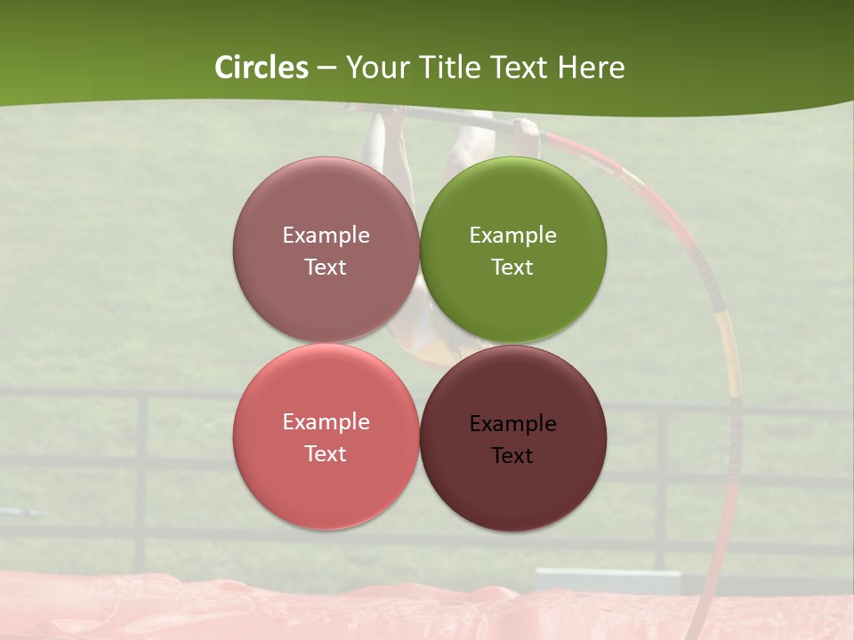 Pole Vaulter PowerPoint Template