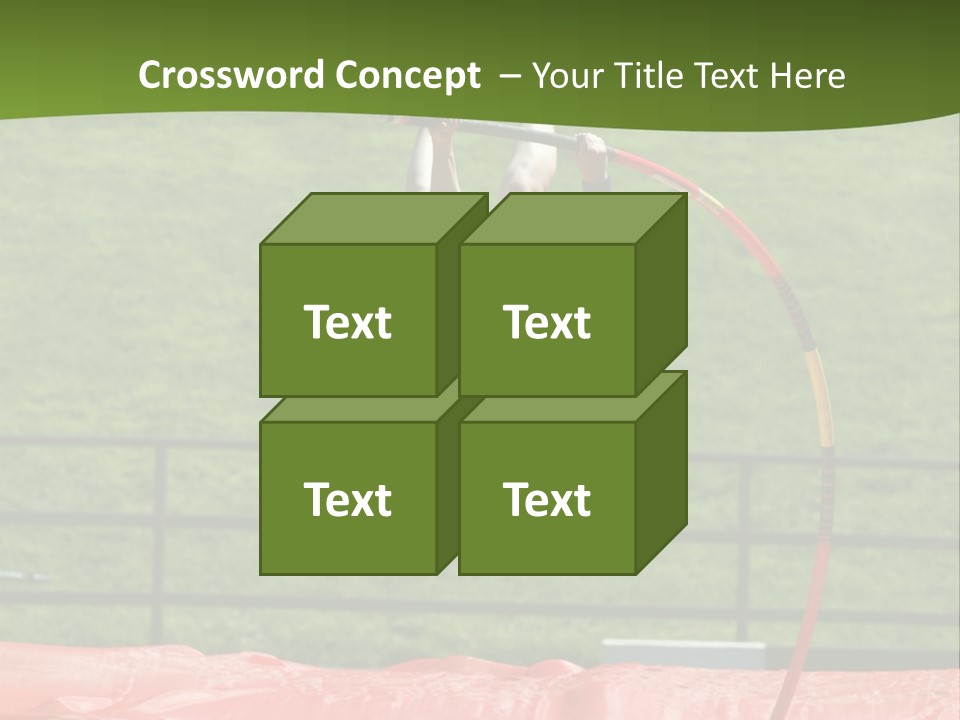 Pole Vaulter PowerPoint Template