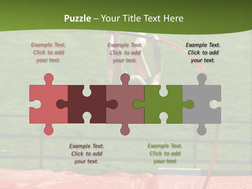 Pole Vaulter PowerPoint Template