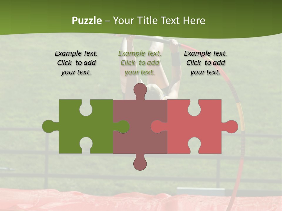 Pole Vaulter PowerPoint Template