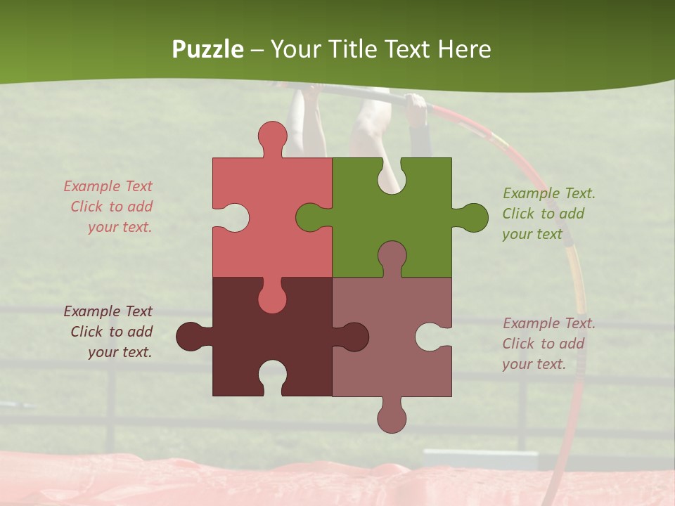 Pole Vaulter PowerPoint Template