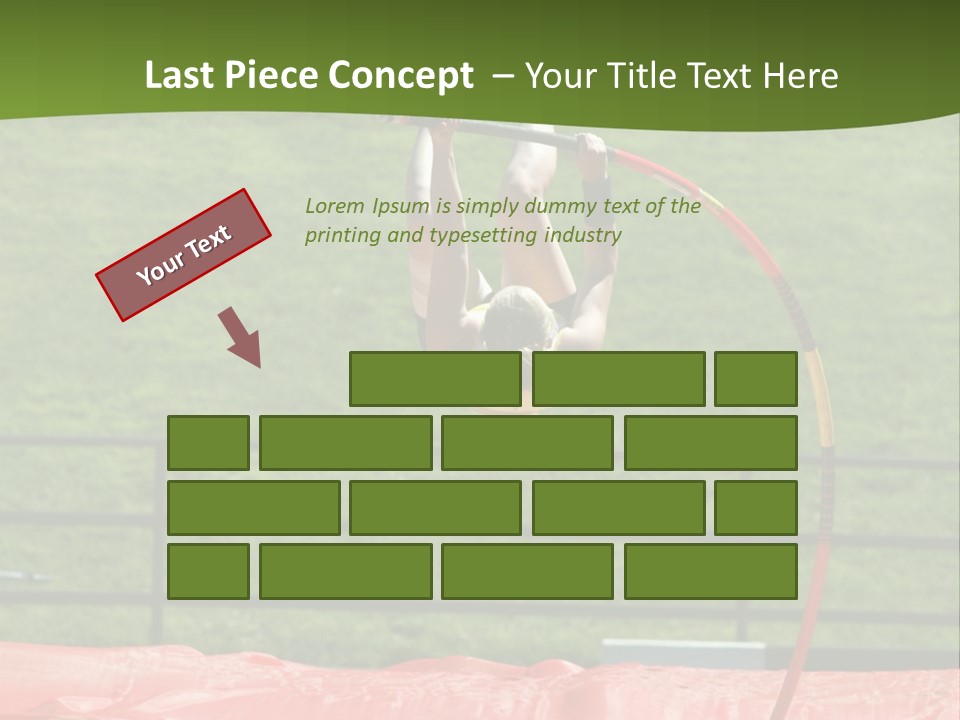 Pole Vaulter PowerPoint Template