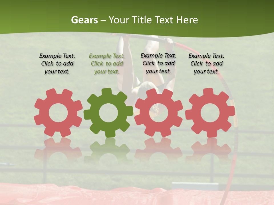 Pole Vaulter PowerPoint Template